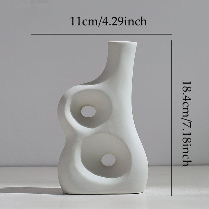 Aayat Mart 0 L Nordic Ceramic Vase Figurines Interior Modern Plant Pot desktop Planter Living Room decor vases home Decoraiton Accessories