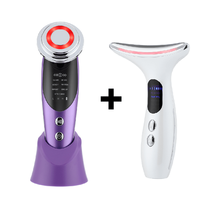 Aayat Mart Electronics Purple and k3 Meinecki White / English / USB Lifting And Tightening Face Introducer